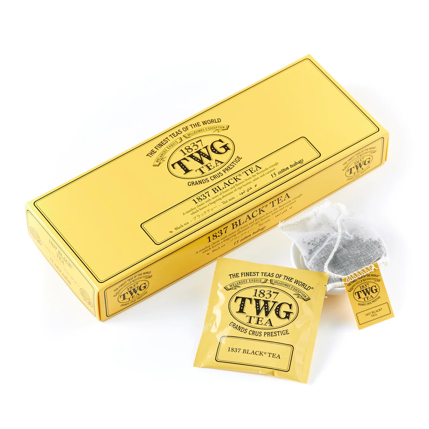 1837 Black Tea - TWG Sachets Box