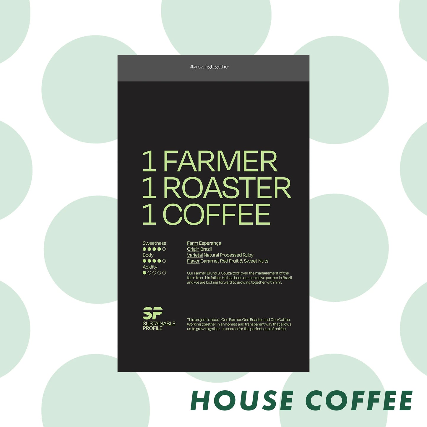 April Sustainable Profile Coffee - Brazil 1000gr