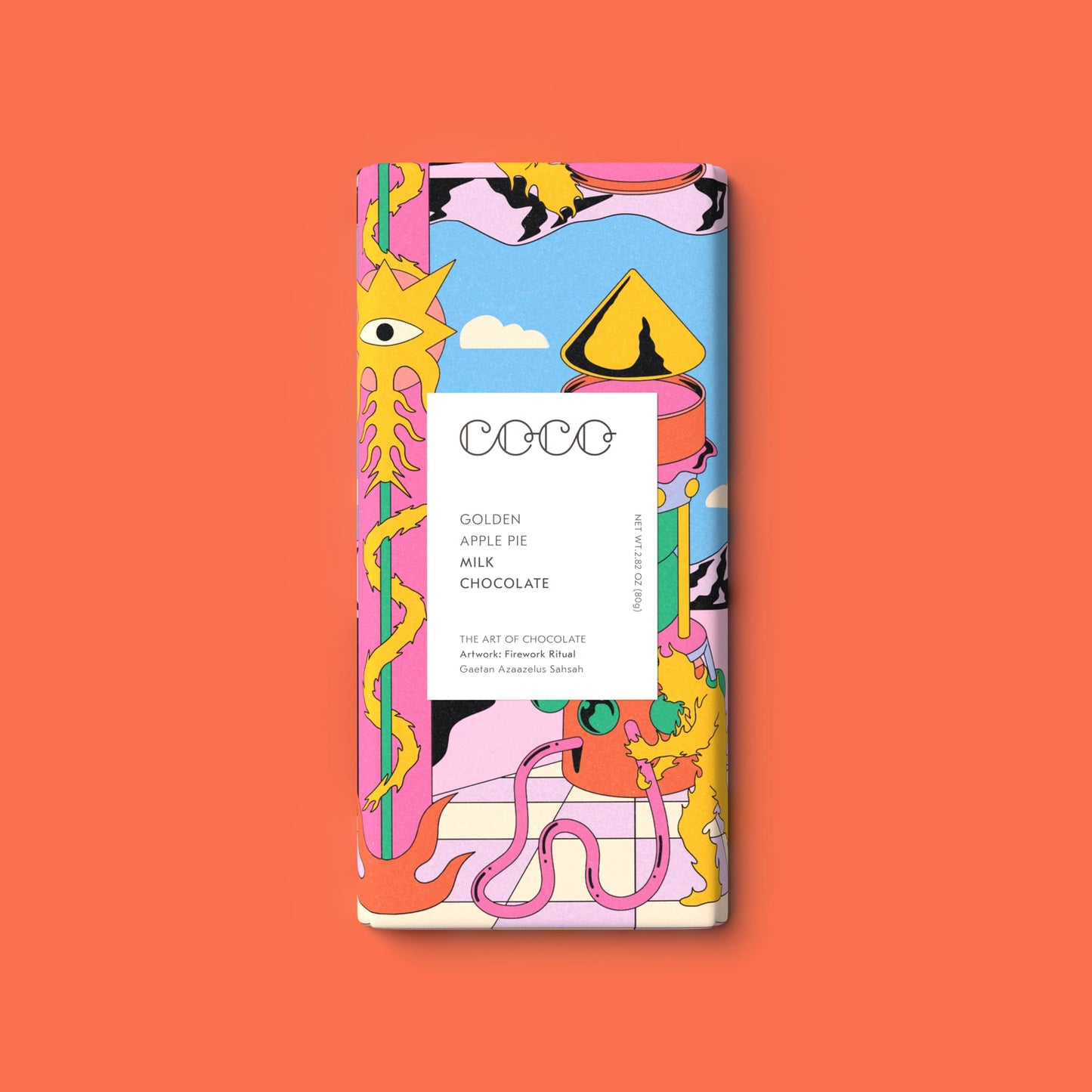 Golden Apple Pie Milk Chocolate Bar